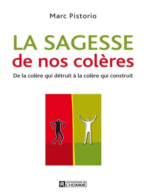 cover image of La sagesse de nos colères